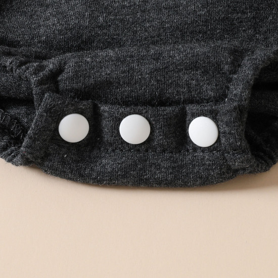 3-24M Baby Letter Print Short Sleeve Bodysuit  Baby Clothing   