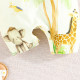 3-24M Baby Girls Animal Print Flying Sleeve Jumpsuit  Baby Clothing   