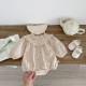 3-24M Baby Girls Floral Ruffled Long Sleeve Bodysuit  Baby Clothes   