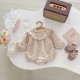 3-24M Baby Girls Floral Ruffled Long Sleeve Bodysuit  Baby Clothes   
