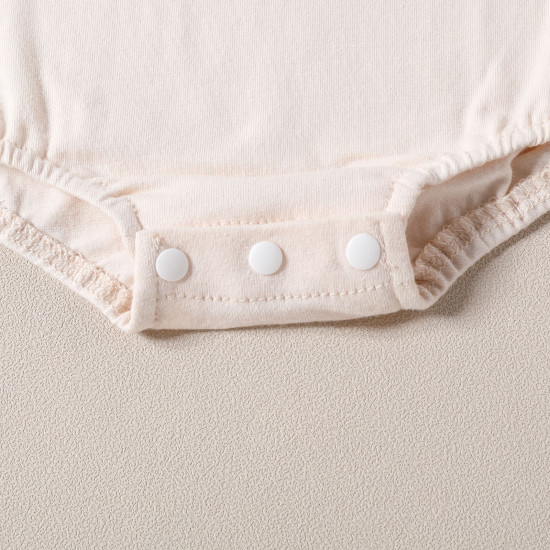 3-18M Baby Cartoon Letter Print Short Sleeves Bodysuit  Baby Clothes   