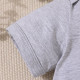 0-18M Baby Letter Print Short Sleeve Gray Bodysuit  Baby Boutique Clothing   
