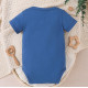 0-18M Baby Letter Print Short Sleeve Bodysuit  Baby Boutique Clothing   
