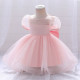 9M-4Y Toddler Girls Puff Sleeve Mesh Party Dresses  Girls Clothes   