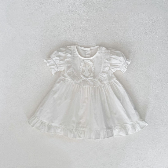 3M-3Y Baby Girls White Dresses  Baby Clothing   