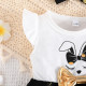 6M-3Y Baby Girls Rabbit Print Mesh Dresses With Headband  Baby Clothing   