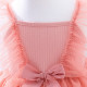 6M-4Y Toddler Girls Pink Bow Mesh Dresses  Girls Clothes   
