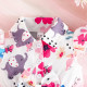 6M-3Y Baby Girls Animal Print Stand Collar Mesh Dresses  Baby Clothing   
