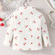 6M-3Y Baby Girls Cherry Print Tops Three-Piece Set  Baby Clothes   