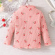 6M-3Y Baby Girls Cherry Print Tops Three-Piece Set  Baby Clothes   