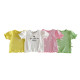 3-24M Baby Girls Agaric Edge Letter Embroidery Tops  Baby Clothing   