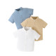 6M-3Y Baby Boys Round Neck Single-Breasted Three-Piece Tops ​ Baby Clothes   