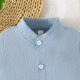 6M-3Y Baby Boys Round Neck Single-Breasted Three-Piece Tops ​ Baby Clothes   