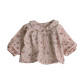 3-24M Baby Doll Lapel Floral Shirts  Baby Clothing   