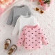3-24M Baby Love Heart Ribbed 3-Pack Tops  Baby Clothing   