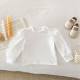 3-24M Baby Girls Solid Color Mesh Puff Sleeve Tops  Baby Clothes   