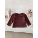 3-24M Baby Girls Solid Color Long Sleeve Ribbed T-Shirts  Baby Clothes   