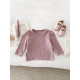 3-24M Baby Girls Solid Color Long Sleeve Ribbed T-Shirts  Baby Clothes   