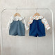 3-24M Baby Girls Floral Tops Or Denim Overalls  Baby Boutique Clothing   