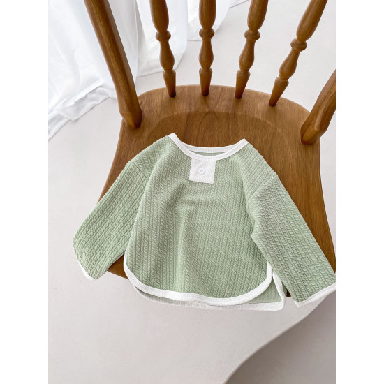 3-24M Baby Hemp Pattern Knit Tops  Baby Clothes   