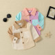 6M-3Y Baby Contrast Button Lapel Shirts  Baby Clothes   