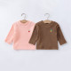 6-24M Baby Fruit Embroidery Half Turtleneck Long Sleeve Bottoming Tops  Baby Clothes   