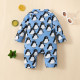 3-24M Baby Long Sleeve Penguin Print Zip Jumpsuit Swimsuit  Baby Clothes   