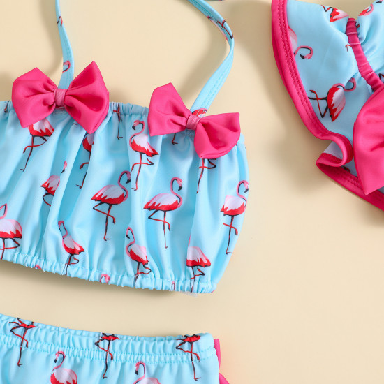 3-24M Baby Girls Flamingo Two Piece Swimsuit  Baby Boutique Clothing   