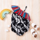 9M-5Y Toddler Girl Cow Print Rainbow Collar Single Shoulder Sling One Piece Swimsuit  Girls Clothes   