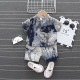 9M-4Y Tie-Dye Print Shirts And Shorts  Toddler Boy Clothes   