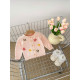 3-24M Baby Girls Handmade Hook-Knit Cardigan Sweater  Baby Clothing   