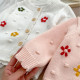 3-24M Baby Girls Handmade Hook-Knit Cardigan Sweater  Baby Clothing   