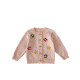 3-24M Baby Girls Handmade Hook-Knit Cardigan Sweater  Baby Clothing   