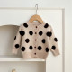 3-24M Baby Knitted Jacquard Polka Dots Sweater Cardigan  Baby Clothes   
