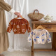 3-24M Baby Girls Knitted Cardigan Cherry Print Lapel Sweater  Baby Clothing   