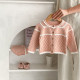 3-24M Baby Girls Hollow Contrast Trim Knitted Cardigan Sweater  Baby Clothing   