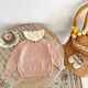 3-24M Baby Puff Point Long Sleeve Pullover Knit Sweater  Baby Clothing   