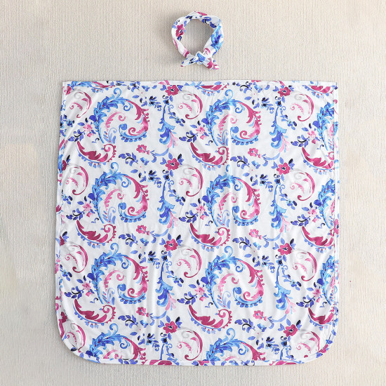 Baby Floral Print Blanket Newborn Swaddle With Headband  Accessories Vendors   