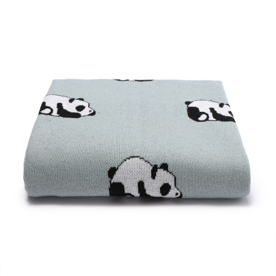 Baby Blankets Panda Knitted Newborn Swaddle  Accessories Vendors   