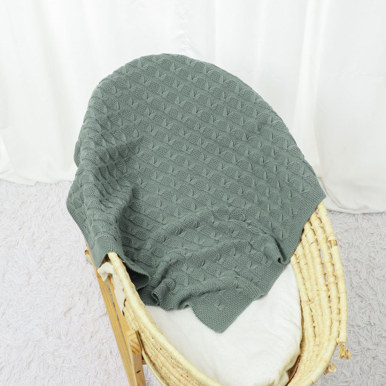 Newborn Swaddle Knitting Pure Color Baby Blankets  Accessories Vendors   