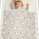 Unisex Newborn Swaddle Sheep Knitted Baby Blankets  Accessories Vendors   