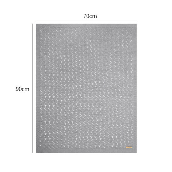 Newborn Solid Color Eyelets Knitting Baby Blankets  Baby Boutique Clothing   