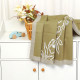 Newborn Unisex Baby Flower Print Knitted Blankets  Accessories Vendors   