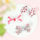 MOQ 2PCS Girls Bow Hair Accessories Rugby Hair Clip Accessories 6 Colors    