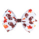 MOQ 2PCS Girls Bow Hair Accessories Rugby Hair Clip Accessories 6 Colors    