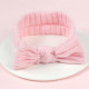 MOQ 2PCS Solid Color Hairband Newborn Bow Elastic Headband  Accessories   