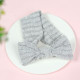 MOQ 2PCS Solid Color Hairband Newborn Bow Elastic Headband  Accessories   