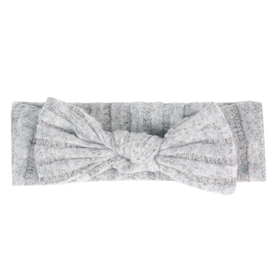 MOQ 2PCS Solid Color Hairband Newborn Bow Elastic Headband  Accessories   