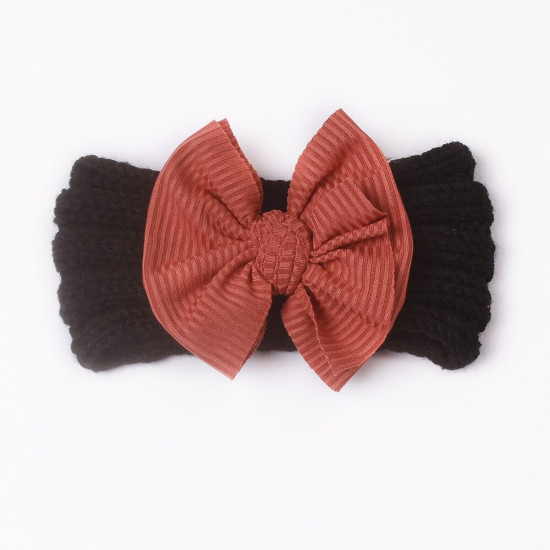 MOQ 2PCS Newborn Baby Creative Bowknot Wide-Brimmed Headband  Accessories Vendors   