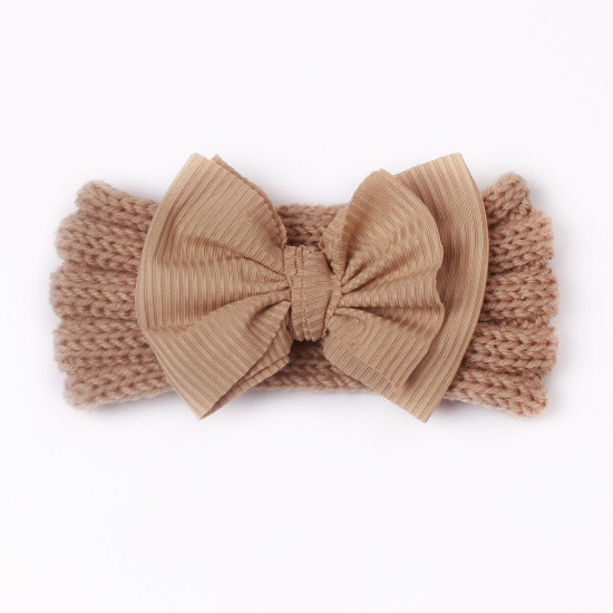 MOQ 2PCS Newborn Baby Creative Bowknot Wide-Brimmed Headband  Accessories Vendors   